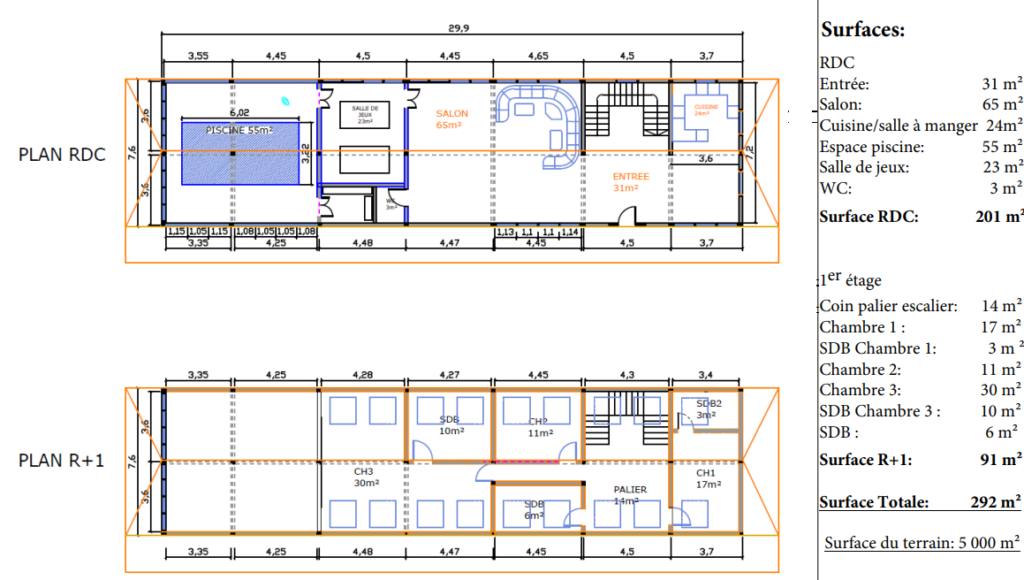 Proposed Floor Plan of Property Grange