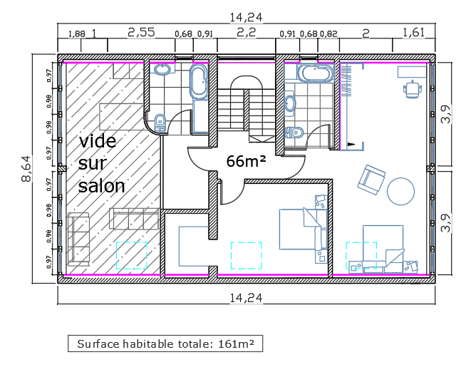 Floor Plan of a Luxury New Build House in France